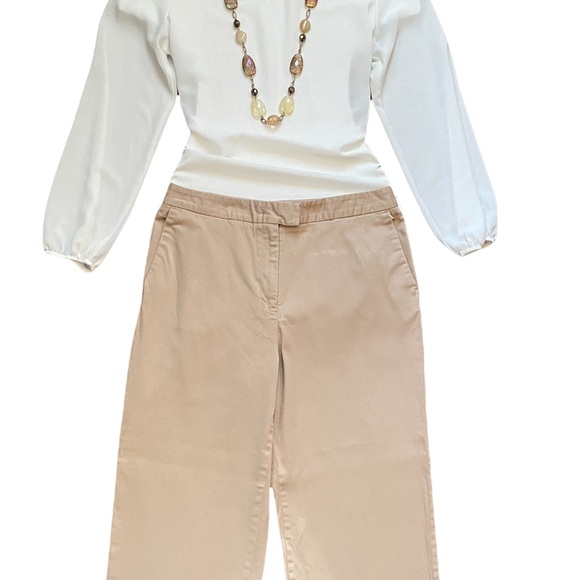 Charter Club Womens Cropped Pants , Flat Front Cropped Pants, Womens Pants - Picture 4 of 10